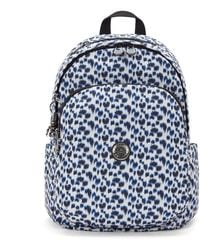 Kipling - Backpack Delia White Cheetah J Medium - Lyst