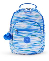 Kipling - Backpack Seoul S Diluted Blue Small - Lyst