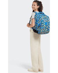 Kipling - Backpack Class Room Leopard Floral Large - Lyst