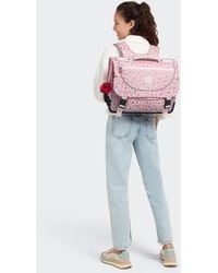 Kipling - Backpack Preppy Magic Floral Pink Medium - Lyst