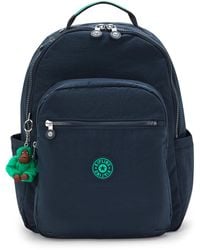 Kipling - Backpack Seoul Green Bl Large - Lyst