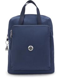 Kipling - Backpack Kazuki Night Ocean Jacquard Medium - Lyst