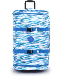 Kipling - Wheeled luggage Aviana L Diluted Blue Large - Lyst