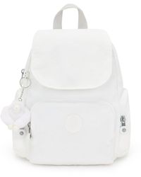 Kipling - Backpack City Zip Mini Pure Alabaster Small - Lyst