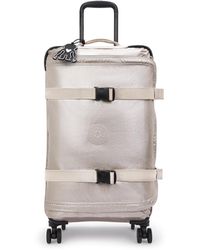 Kipling - Wheeled Luggage Spontaneous M Metallic Glow Medium 100% Polyamide - Lyst