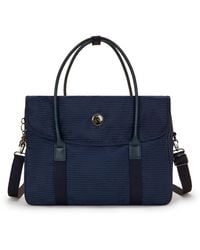 Kipling - Laptop Bag Superworker Night Ocean Jacquard Medium - Lyst