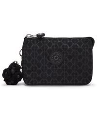 Kipling - Pouch Creativity S Palm Beige Jacquard Small - Lyst