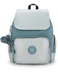 Kipling - Backpack City Zip S Pink Shine Bl Small - Lyst