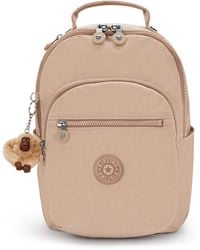 Kipling - Backpack Seoul S Light Clay Sand Small - Lyst