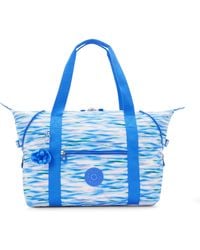 Kipling - Tote Art M Diluted Blue Large - Lyst