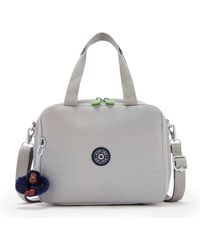 Kipling Insulated Medium Lunch Bag With Trolley Sleeve - Grey