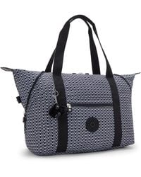 Kipling - Tote Art M Diluted Blue Large - Lyst