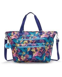 Kipling - Weekend Bag Isaac Exotic Leaves Large - Lyst