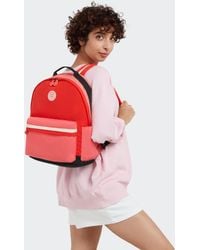 Kipling - Backpack Damien M Tango Pink Bl Large - Lyst