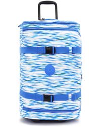 Kipling - Wheeled luggage Aviana M Diluted Blue Medium - Lyst