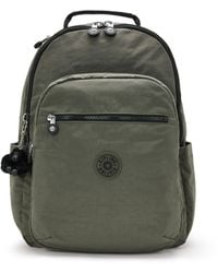 Kipling - Backpack Seoul Green Moss Large - Lyst