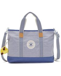 Kipling - Shoulder Bag Juneau Dove Gry Legacy Blue Large - Lyst