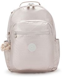Kipling - Backpack Seoul Metallic Glow Large 100% Polyamide - Lyst