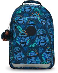 Kipling - Backpack Class Room Blue Monkey Fun Large - Lyst