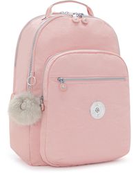 Kipling - Backpack Seoul Lap Blush Metallic Large - Lyst
