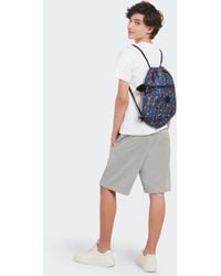 Kipling - Backpack Supertaboo Pink Palm Medium - Lyst