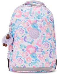 Kipling - Backpack Class Room Pink Palm Large - Lyst