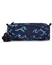 Kipling - Pouch Cute Aqua Blossom Medium 100% Recycled Polyester - Lyst