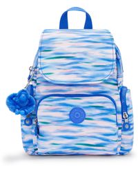 Kipling - Backpack City Zip Mini Diluted Blue Small - Lyst
