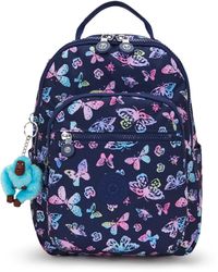 Kipling - Backpack Seoul S Butterfly Fun Small - Lyst