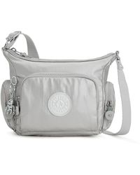 Kipling - Crossbody Bag Gabbie Mini Bright Metallic Silver Extra Small - Lyst