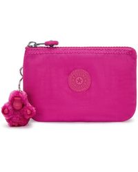 Kipling - Pouch Creativity S Glowing Fuchsia Small - Lyst