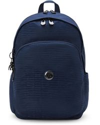 Kipling - Backpack Delia M Night Ocean Jacquard Large - Lyst