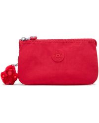Kipling - Pouches/cases Creativity L Red Rouge Large - Lyst