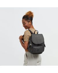 Kipling - Backpack City Pack S Black Peppery Grey Small - Lyst