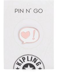 Kipling - Product Extensions Talking Heart Pin Mix Col Ss20 Small - Lyst