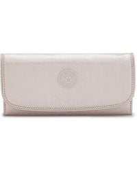 Kipling - Wallet & Purses Money Land Metallic Glow Gold Large - Lyst