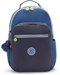 Kipling - Backpack Seoul Lap Fantasy Blue Bl Large - Lyst