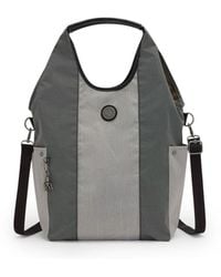 Kipling Hobo Bag Across Body With Removable Shoulder Strap - Grey