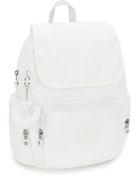 Kipling - Backpack City Zip S Pure Alabaster Small - Lyst