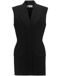Victoria Beckham - Sleeveless Tailored Dress - Lyst