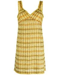 Ashish - Bead-embellished Tweed Mini Dress - Lyst