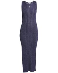 Loewe - Knit Midi Dress - Lyst