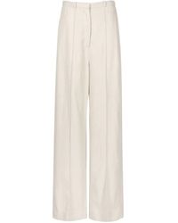 Totême - High-waisted Wide-leg Trousers - Lyst