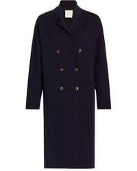 Twp - Long Double-breasted Wool Coat - Lyst