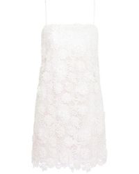 Zimmermann - Raie Lace Flower Mini Dress - Lyst