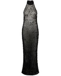 LAPOINTE - Mesh Sequin Gown - Lyst