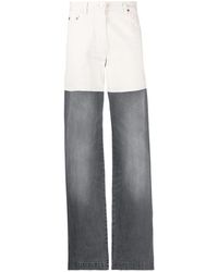 Peter Do Color-block High-waisted Jeans - Multicolor
