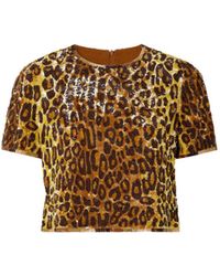 Ashish - Leopard Sequin Shirt - Lyst