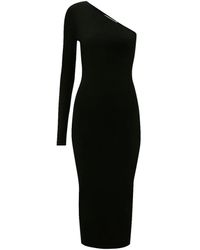 Victoria Beckham - Vb Body One Shoulder Midi Dress - Lyst
