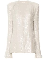 LAPOINTE - Sequin Jacket With Flare Sleeves - Lyst